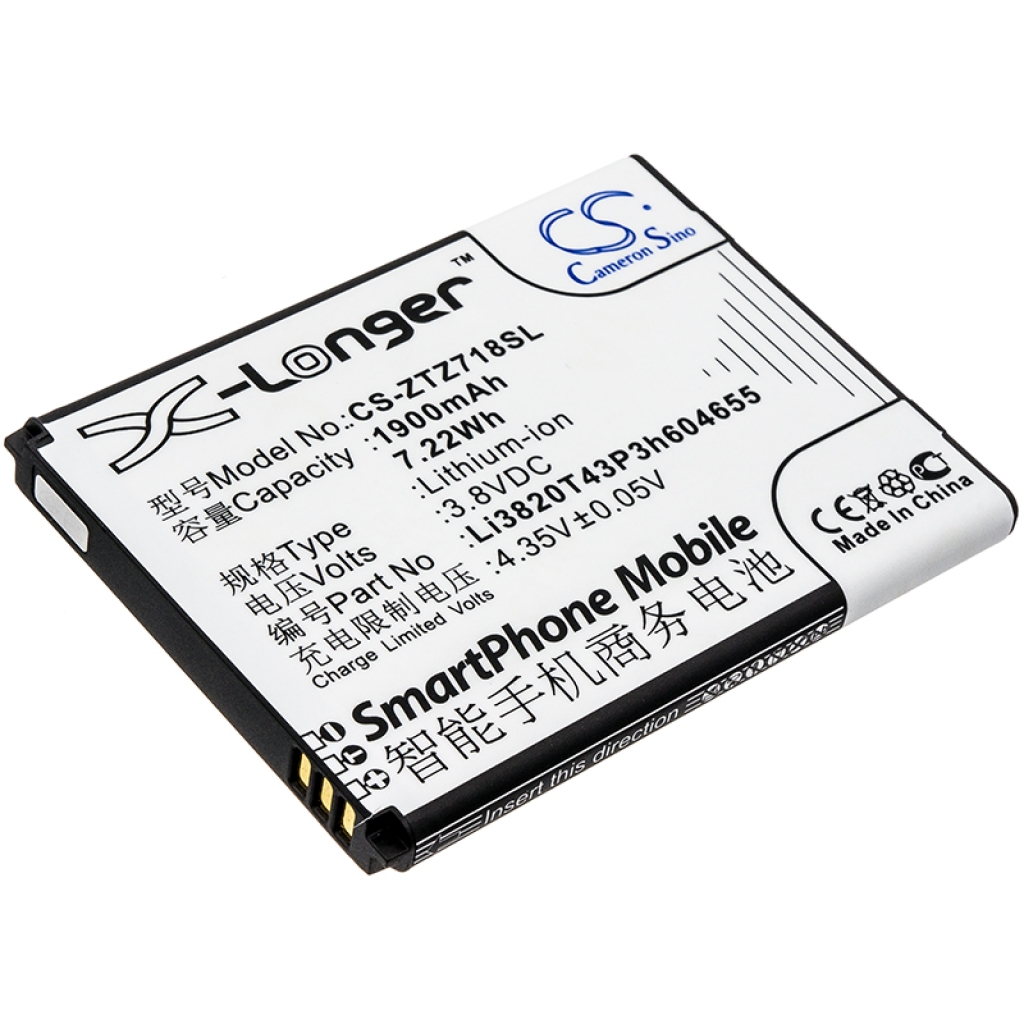 Baterija za mobilni telefon ZTE Jasper (CS-ZTZ718SL)