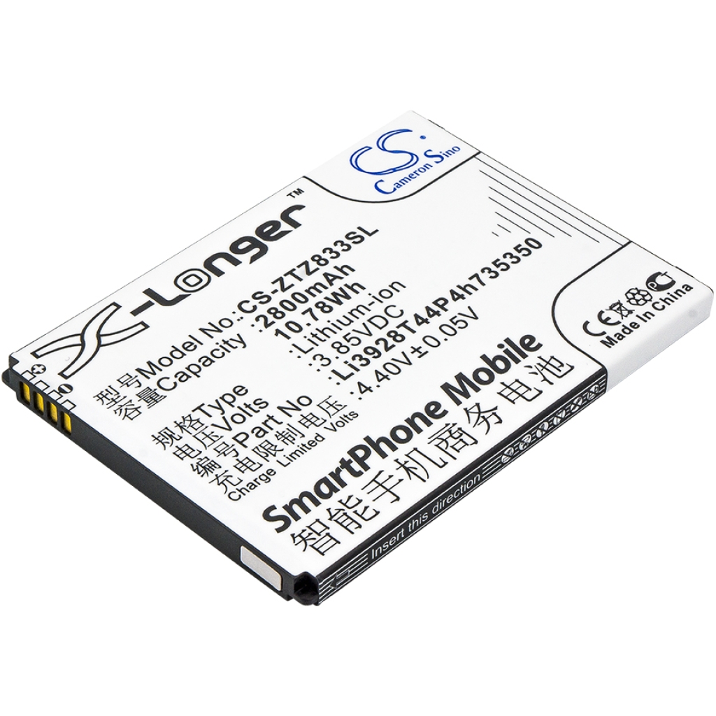 Baterija za mobilni telefon ZTE CS-ZTZ833SL