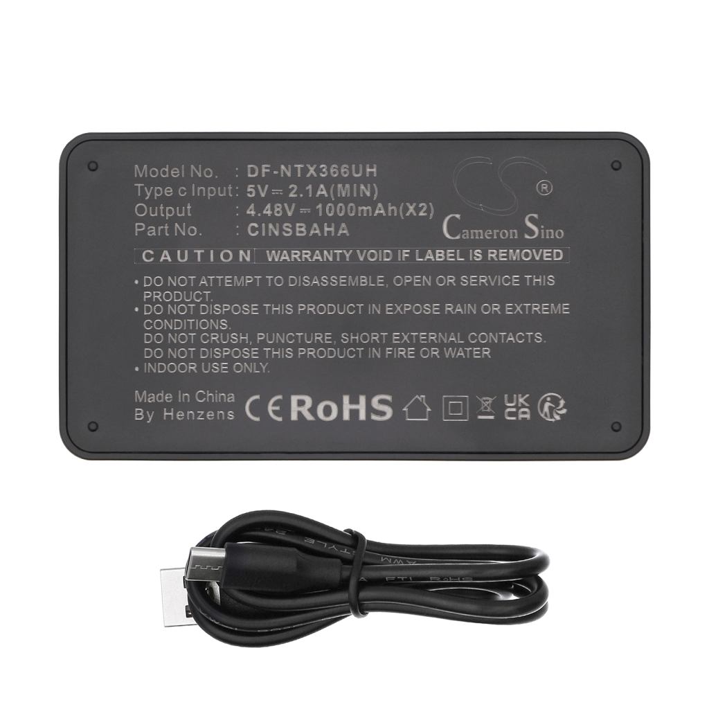 Compatible charger replacement for Insta360 CINSBAHA