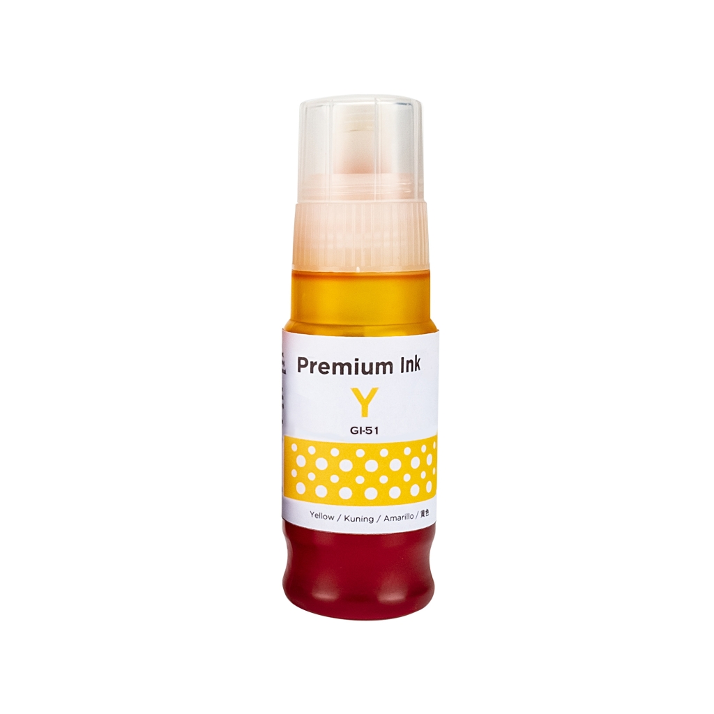 Compatible with Canon GI-51Y / 70ml Ink Yellow (Printing ink - Dye)