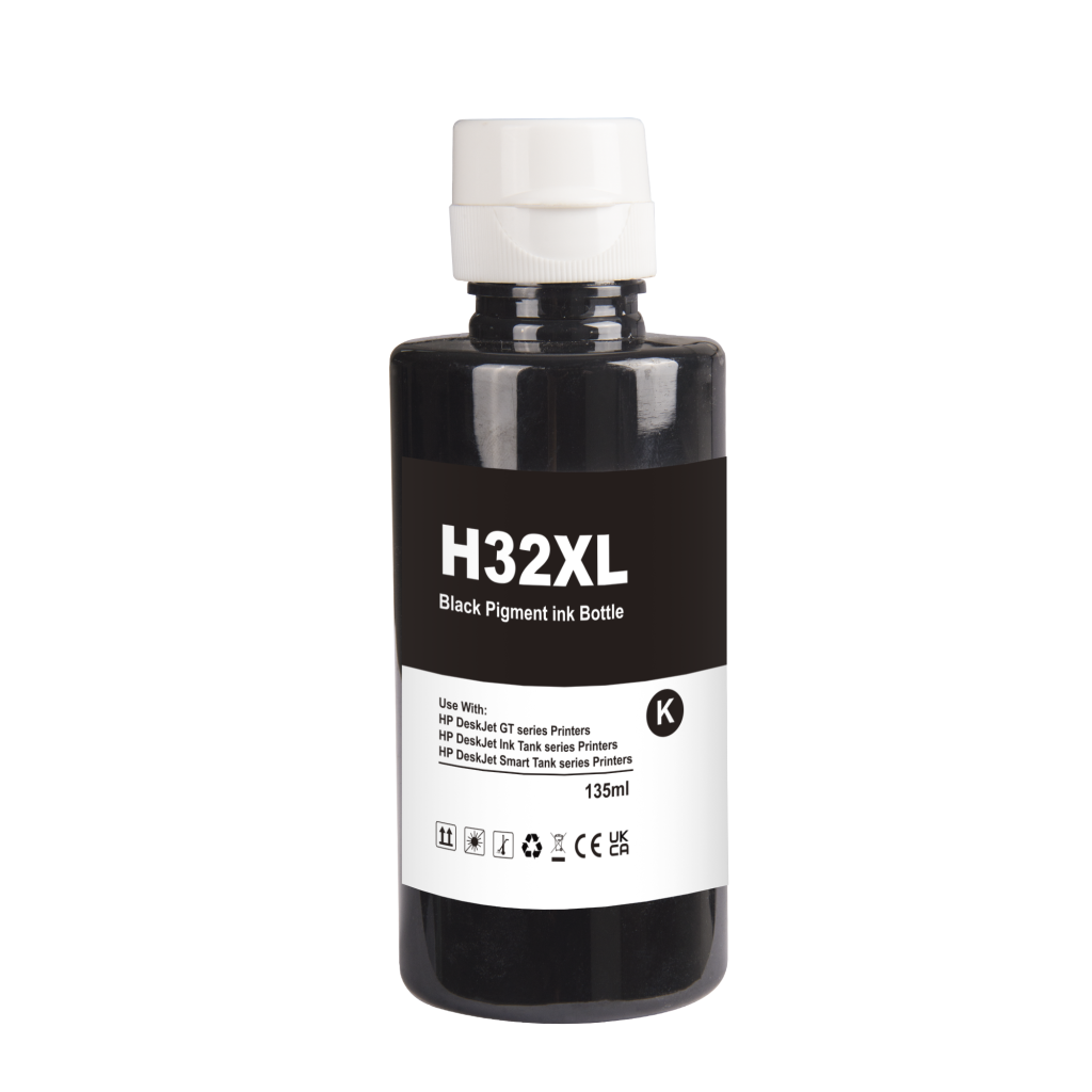 Kompatibilna zamjena za Kompatibilno s HP 32XLBK / 135ml Tinta Crno (Tinta za ispis)