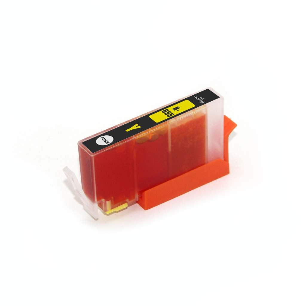 Compatible with HP 655 / 15ml Ink Yellow (Ink cartridges - Dye)
